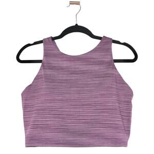 Athleta Conscious Space Dye Crop D-DD Large Violet NWT